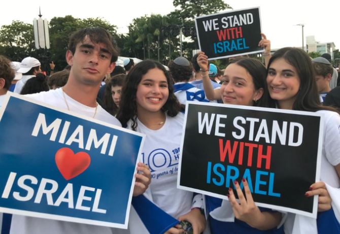Jewish Solidarity at Miami Beach Israel Rally