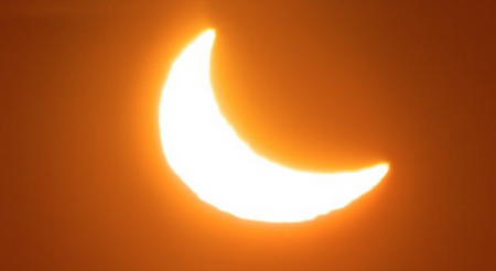 A view of the eclipse from Nova Scotia, Canada - Credit: Iaroslav Kourzenkov - Retrieved from earthsky.org