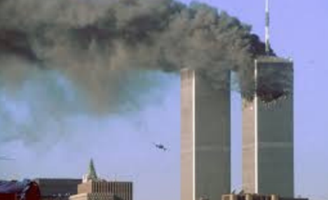 An image of the September 11 attacks - Credit: The Atlantic