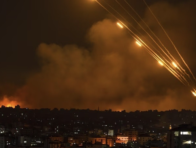A Photo of the Missile Strikes - Photo Credit: 8am.media