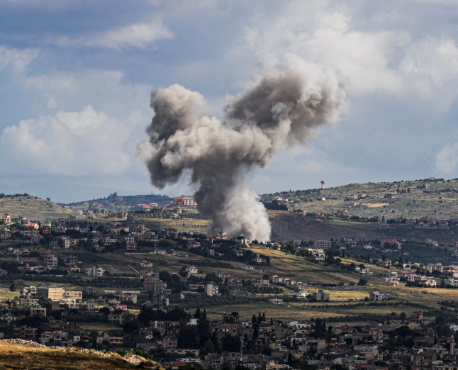 A Photo of the Border Warfare - Photo Credit: Reuters