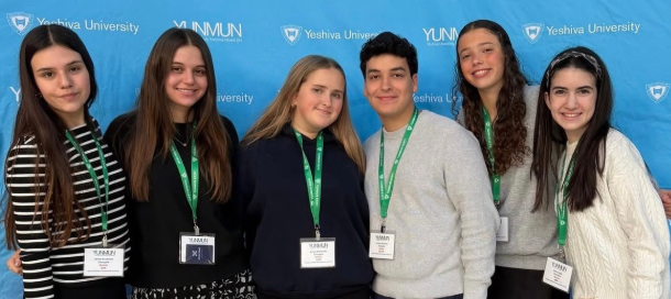 Our Students Preparing to Debate on Global Policy - Photo Credit: @scheckhillel on Instagram
