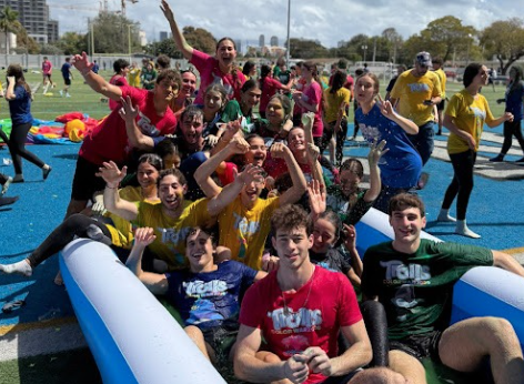 Students Enjoying Themselves During the Color Run
