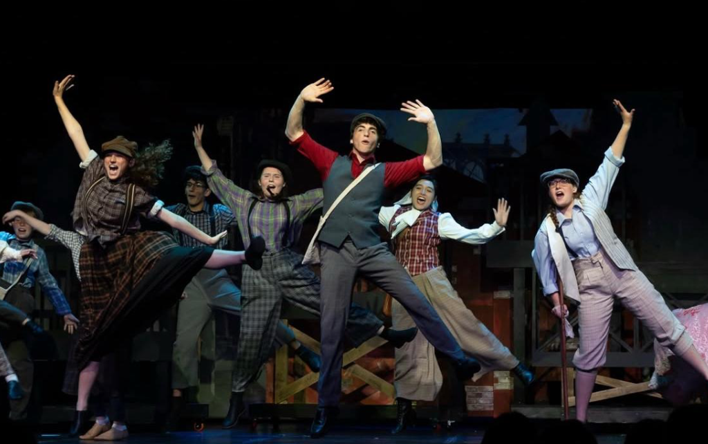 A Newsies group number! - Credit: @scheckhillel on Instagram